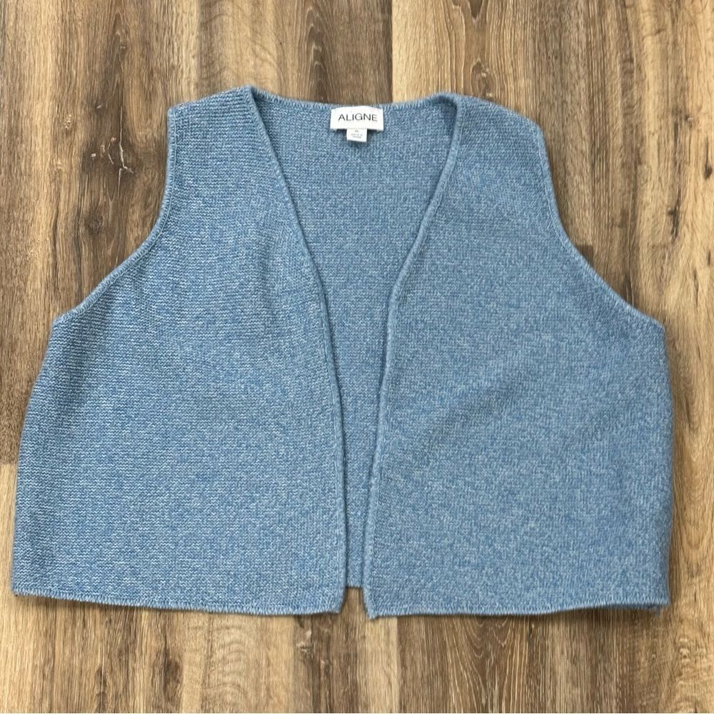 Aligne Isla Knit Blue Vest Women’s XL
